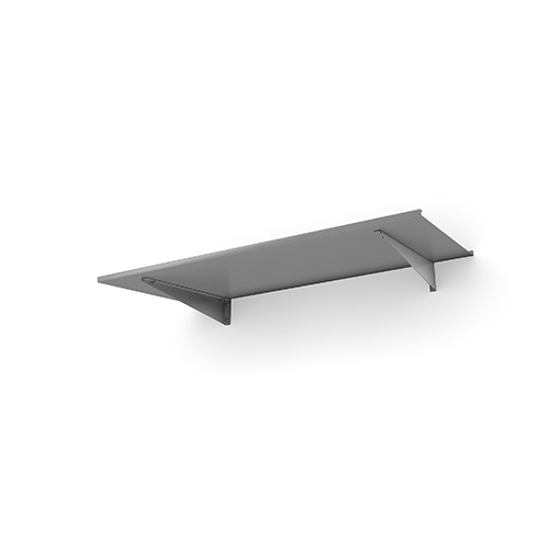 Entrétak Easy Collection - Flat Flat Silver, Silver aluminium, Flat Silver