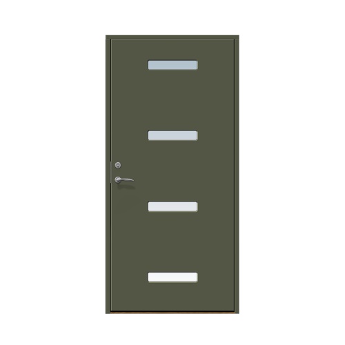 Ytterdörr Stabil Mellby 10 x 20, Högerhängd, Olivgrön
