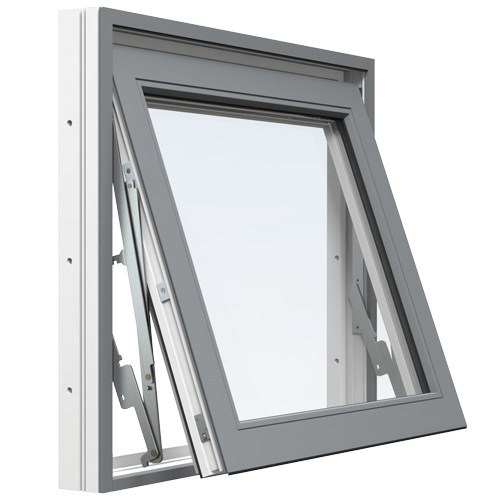 Energi Aluminium Vridfönster Askgrå, 7, 10