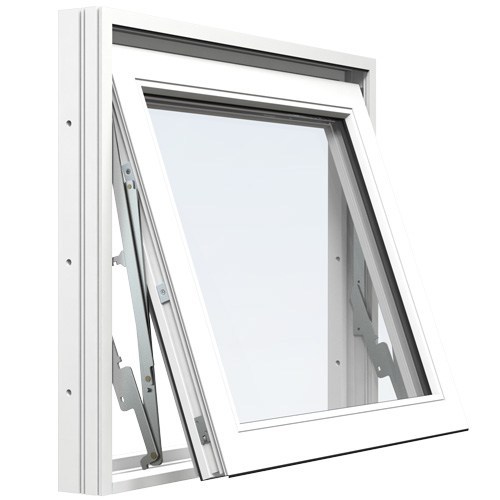 Energi Aluminium Vridfönster Vit, 16, 6