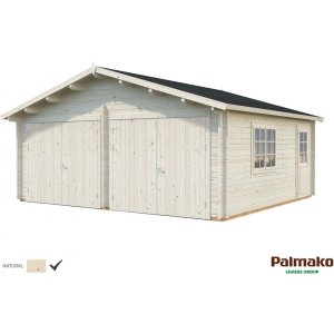 Garage Roger med slagport - 28,4 m² - Garage i byggsats