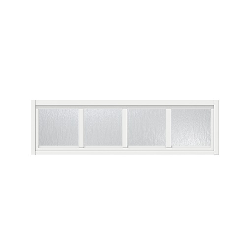 Överljus med spröjs Näs 9x4, Vit, Cotswoldglas