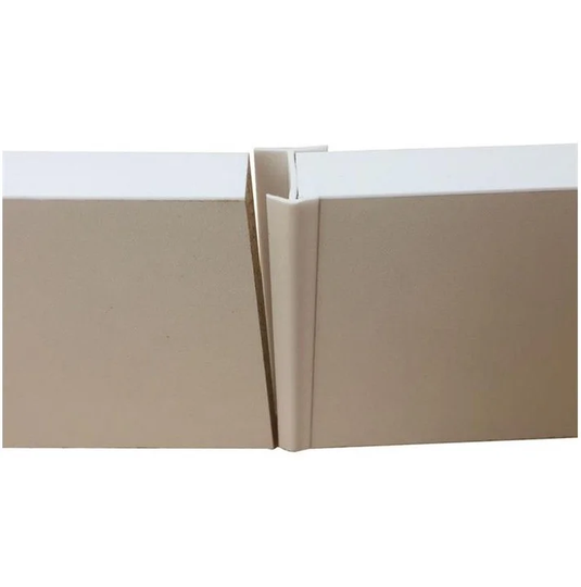 Linfalk Skarvprofil till sockel, 149mm vit I-38B-149-20