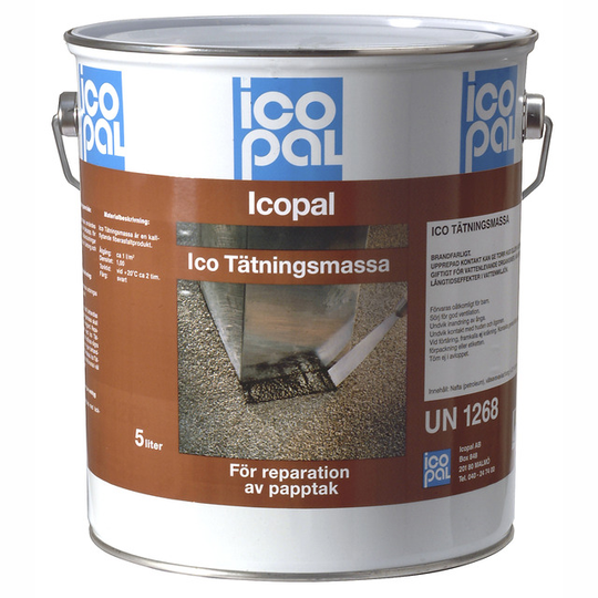 TÄTNINGSMASSA 5L SVART ICO 1L/M2 | Beijerbygg Byggmaterial