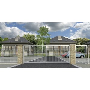 Stängsel Industrial - Panel 2,50 x 1,23 m - Industristängsel, Staket