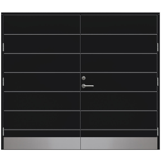 Slagport Dalby 2400 x 2100 mm, Svart