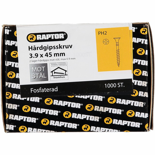 HÅRDGIPSSKRUV 3,9X45 FOS | Beijerbygg Byggmaterial