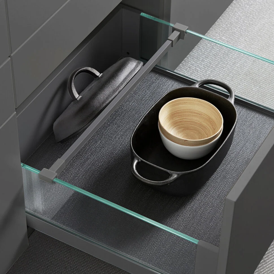 Ballingslöv Lådavdelare LALGG lock grå med glas - 70 cm