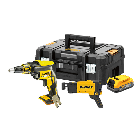 Gipsskruvdragare Dewalt DW DCF620E1K 18V