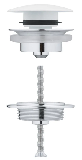 Grohe Bottenventil Moon White