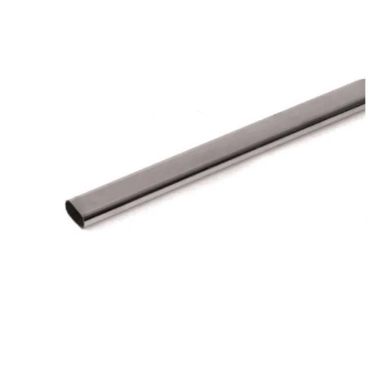 Linfalk Garderobstång 458mm komplett med fästen blank krom I-8105K-458-09