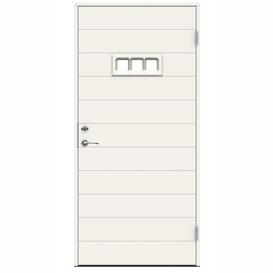 YTTERDÖRR NIGER 9X21HÖGER VIT KLARGLAS INK VIT KARM | Beijerbygg Byggmaterial