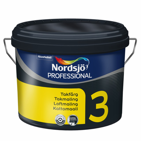 TAKFÄRG PROFESSIONAL 3 VIT 2,5L | Beijerbygg Byggmaterial