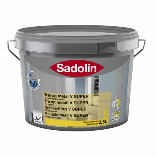 SNICKERIFÄRG V SUPER 5 BW 2,5L | Beijerbygg Byggmaterial