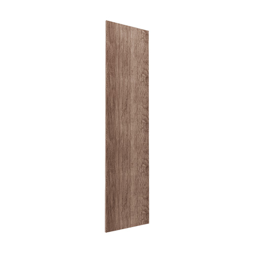 Atlanta garderob Avslutningssida 216 cm, Mörk rustik ek