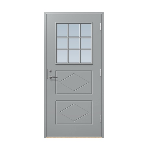 Ytterdörr Stabil Benarp 10 x 21, Högerhängd, Stengrå