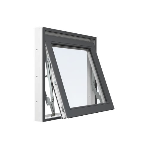 Energi Aluminium Vridfönster Antracitgrå, 12, 12