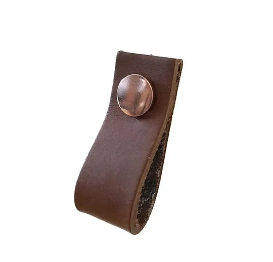 Linfalk Loop läder Längd 65mm brun-koppar/rosé 0155L-3224