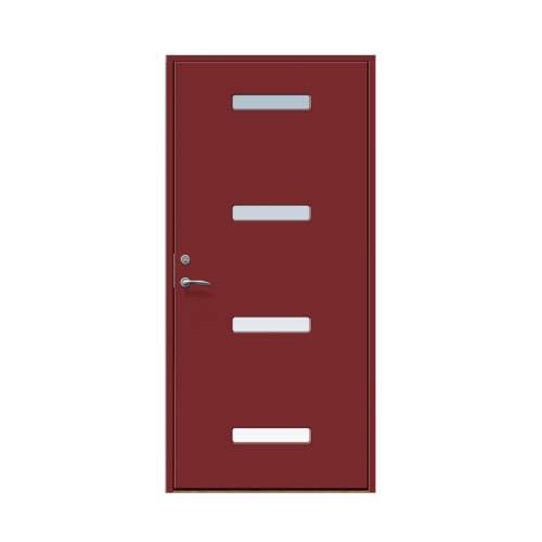 Ytterdörr Stabil Mellby 10 x 20, Högerhängd, Röd