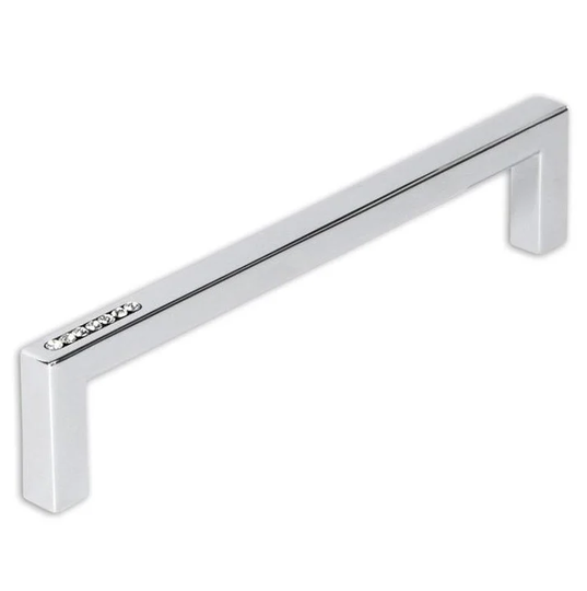 Linfalk Handtag Swarovski kristall/bl.krom 6200-128-300/09