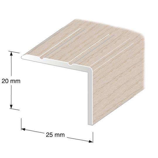 TRAPPNOS 25X20MM VITKAEK 1M*12 | Beijerbygg Byggmaterial