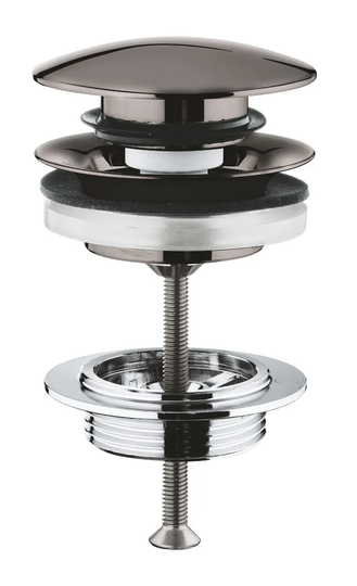 Grohe Bottenventil Hard Graphite