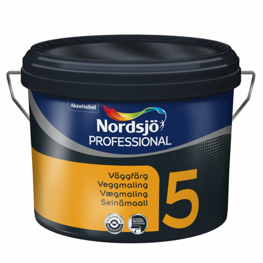VÄGGFÄRG 5 NORDSJÖ PRO VIT 2,5L | Beijerbygg Byggmaterial