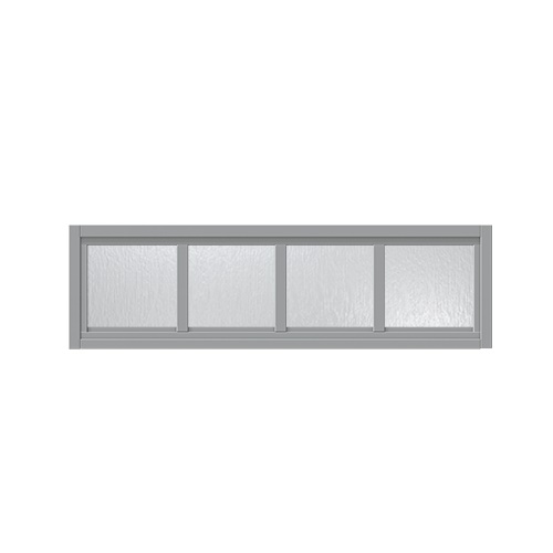 Överljus med spröjs Näs 13x5, Stengrå, Cotswoldglas