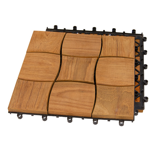 Trall Teak Deltaplattan 30x30 Typ I