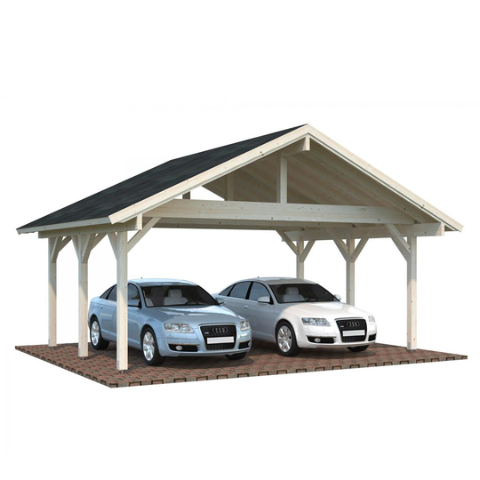Carport Robert 11,7 - 20,6 m² Papp, 20,6 m², Obehandlad