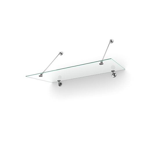Entrétak Easy Collection - Tube Klarglas, 1500 mm, Klarglas