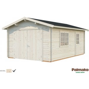 Garage Roger med slagport - 19,0 m² - Garage i byggsats