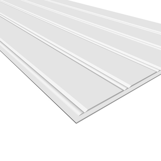 PANEL PÄRLSPONT 6X2435X405 VIT | Beijerbygg Byggmaterial