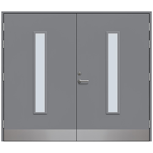 Slagport Stehag 2400 x 2100 mm, Askgrå, Cotswoldglas