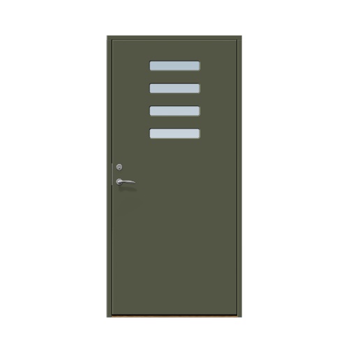 Ytterdörr Stabil Röshult 9 x 21, Högerhängd, Olivgrön