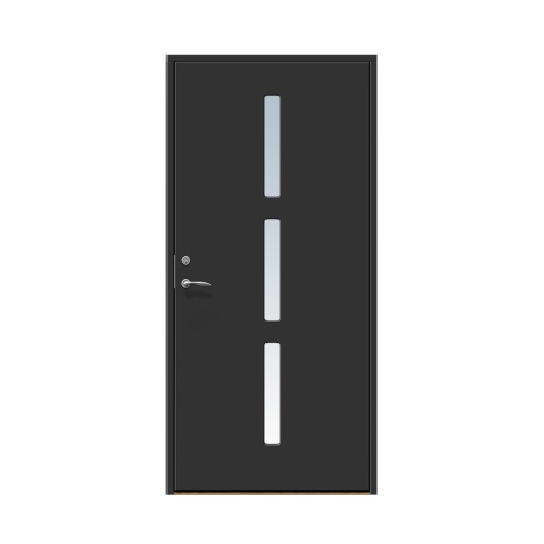 Ytterdörr Stabil Lund 10 x 21, Högerhängd, Svart