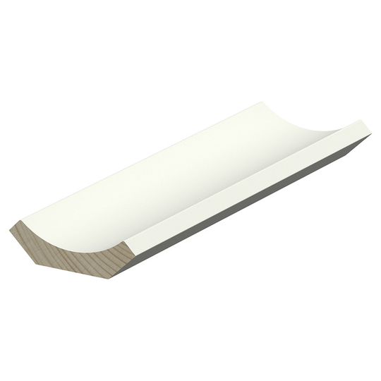 20X69 HÅLKÄLSLIST VIT L=3,6M | Beijerbygg Byggmaterial