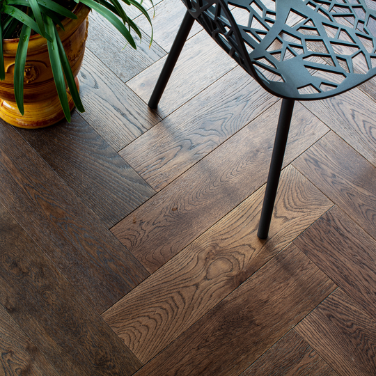 Fiskbensparkett Nordic Floor Ek 1-stav Grand Belfort