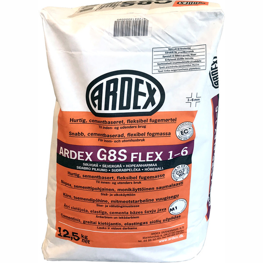 KAKELFOG G8S SILVERGRÅ 12,5KG | Beijerbygg Byggmaterial