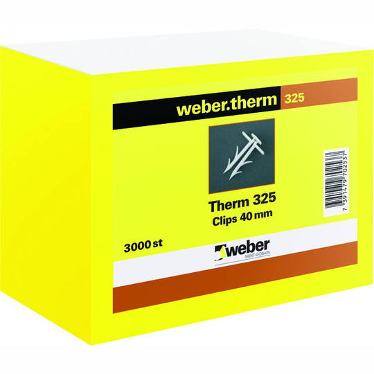 CLIPS THERM 325 40MM 500ST | Beijerbygg Byggmaterial