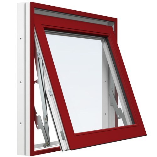 Energi Aluminium Vridfönster Röd, 13, 9