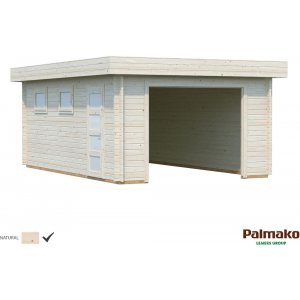 Garage Rasmus med slagport - 19,0 m² - Garage i byggsats